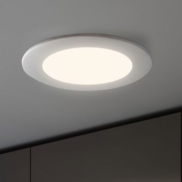 V-TAC LED Panel, LED-Leuchtmittel fest verbaut, Kaltweiß, Tageslichtweiß, Deckenlampe Einbaulampe Panel LED Tageslichtlampe Flurleuchte D 14,5cm