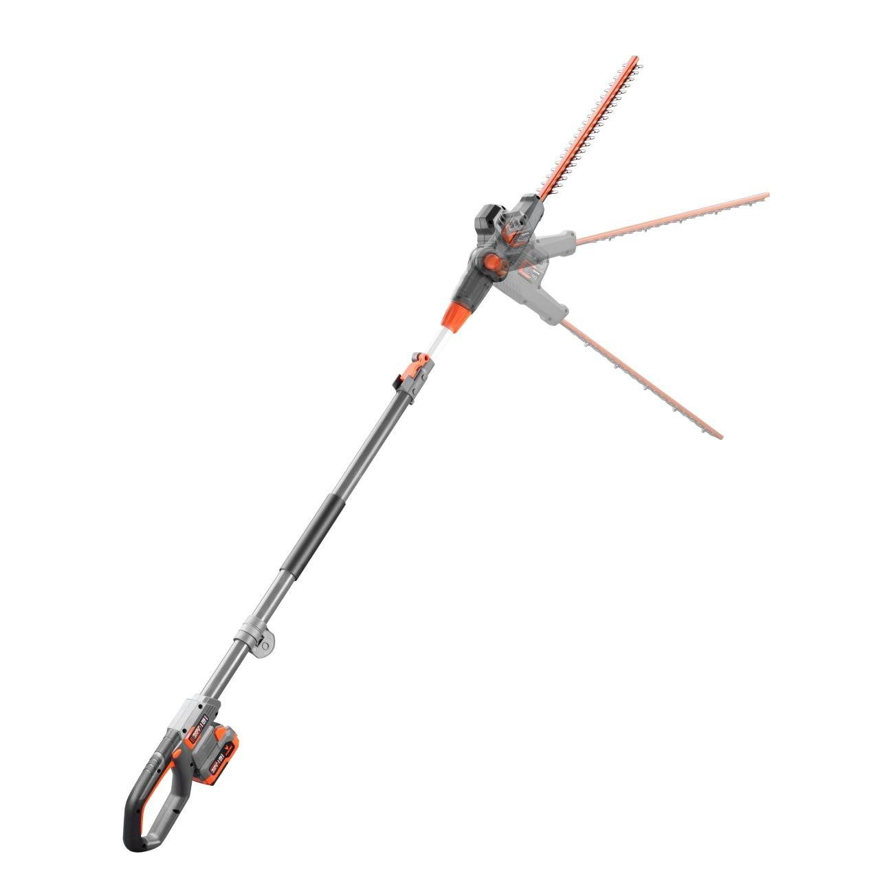 FUXTEC Akku-Heckenschere FX-E1HH20-SET, 2Ah-Akku, 25cm Scherenlänge, 20V, max. 15mm Schnittstärke