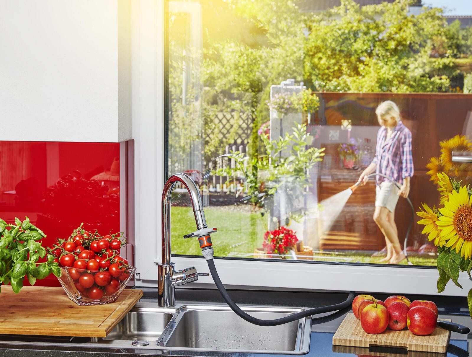 GARDENA Bewässerungssystem Gardena Hahnverbinder f Indoor