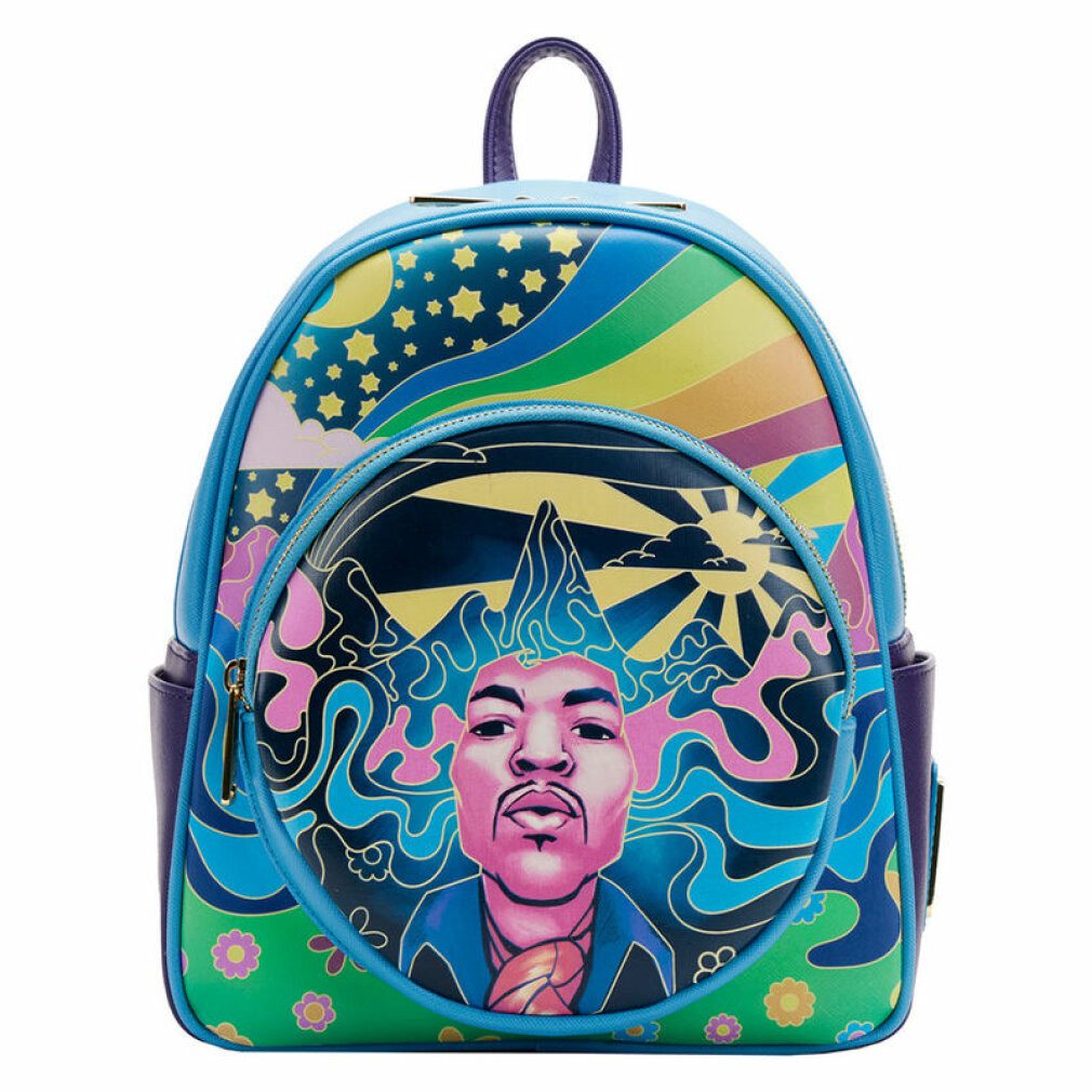 Loungefly Kinderrucksack Mini-Rucksack Jimi Hendrix Psychedelic Landscape