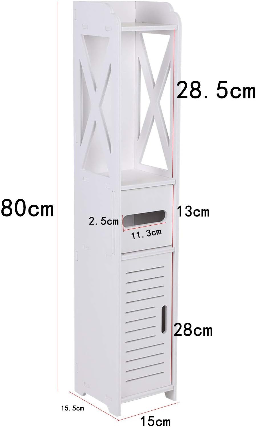 Youyijia Badezimmerspiegelschrank Bathroom Cabinet Narrow Tall günstig online kaufen