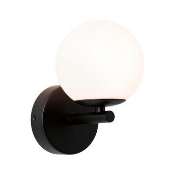 Paulmann Spiegelleuchte LED Wandleuchte Gove in Schwarz-matt und Weiß 5W 400lm IP44, keine Angabe, Leuchtmittel enthalten: Ja, fest verbaut, LED, warmweiss, Badleuchte, Lampen für das Badezimmer, Badezimmerlampen