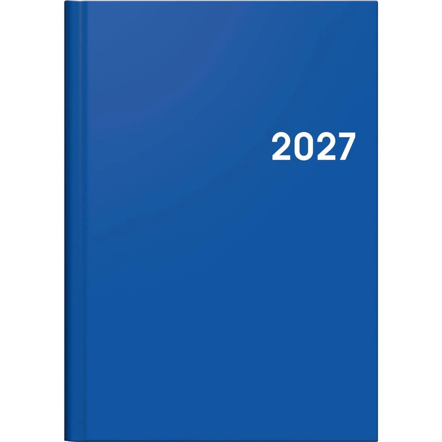 Taschenkalender BRUNNEN 1079661037 Buchkalender Mod. 796 2027 A5, Kunststoff, blau