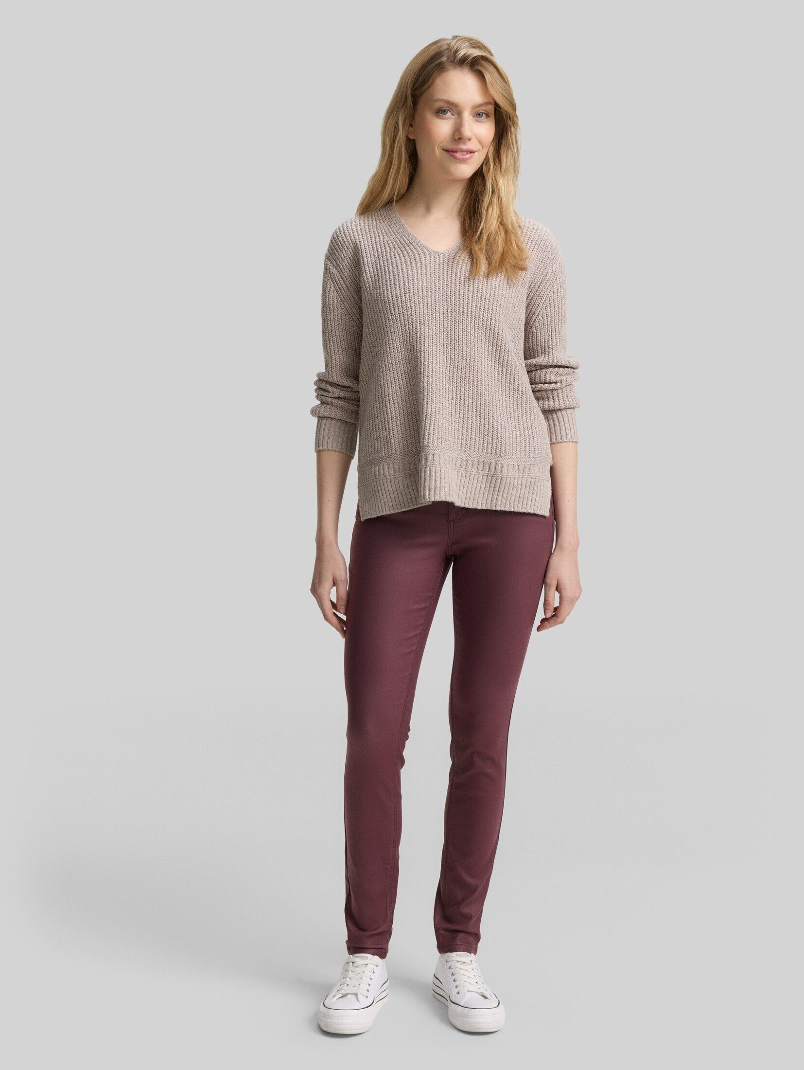 TOM TAILOR Skinny-fit-Jeans Jeanshosen Coated TTLUCIE SKINNY Jeans