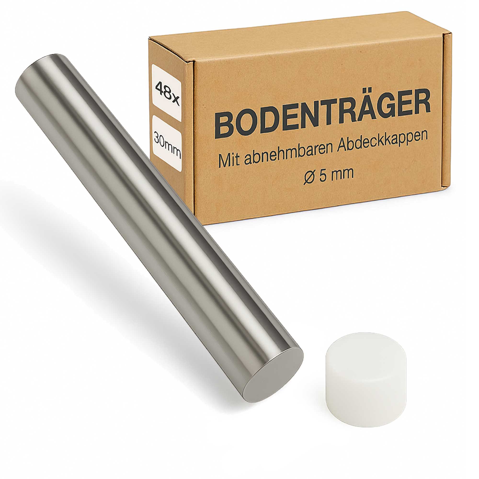 K-Möbel Wandregalhalter C1094-30, 48-tlg., inkl Abdeckkappen