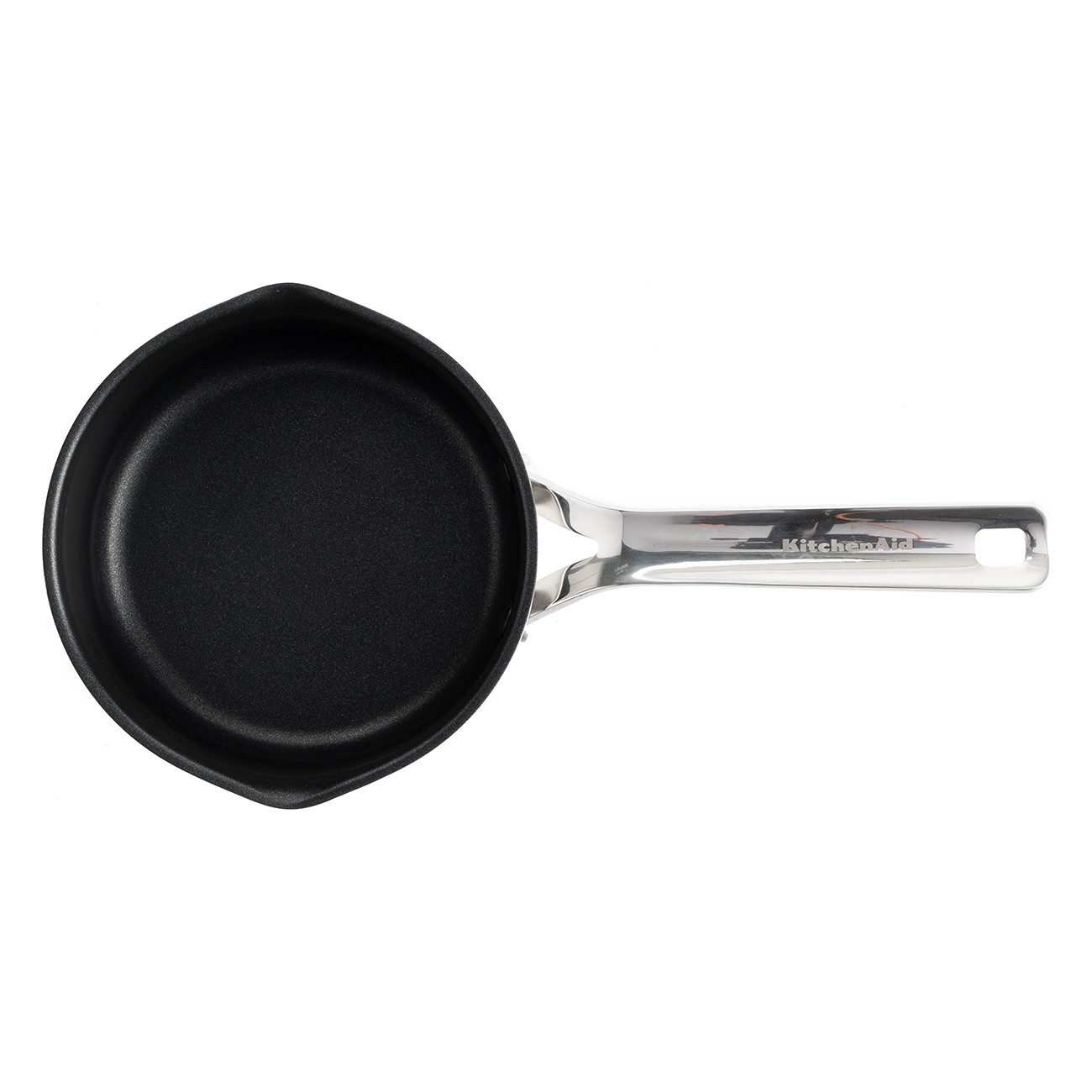 KitchenAid Kasserolle Stainless Steel (CC005738-001), Edelstahl, Kasserolle 16 cm, Edelstahl-Induktionsboden mit Aluminiumkern