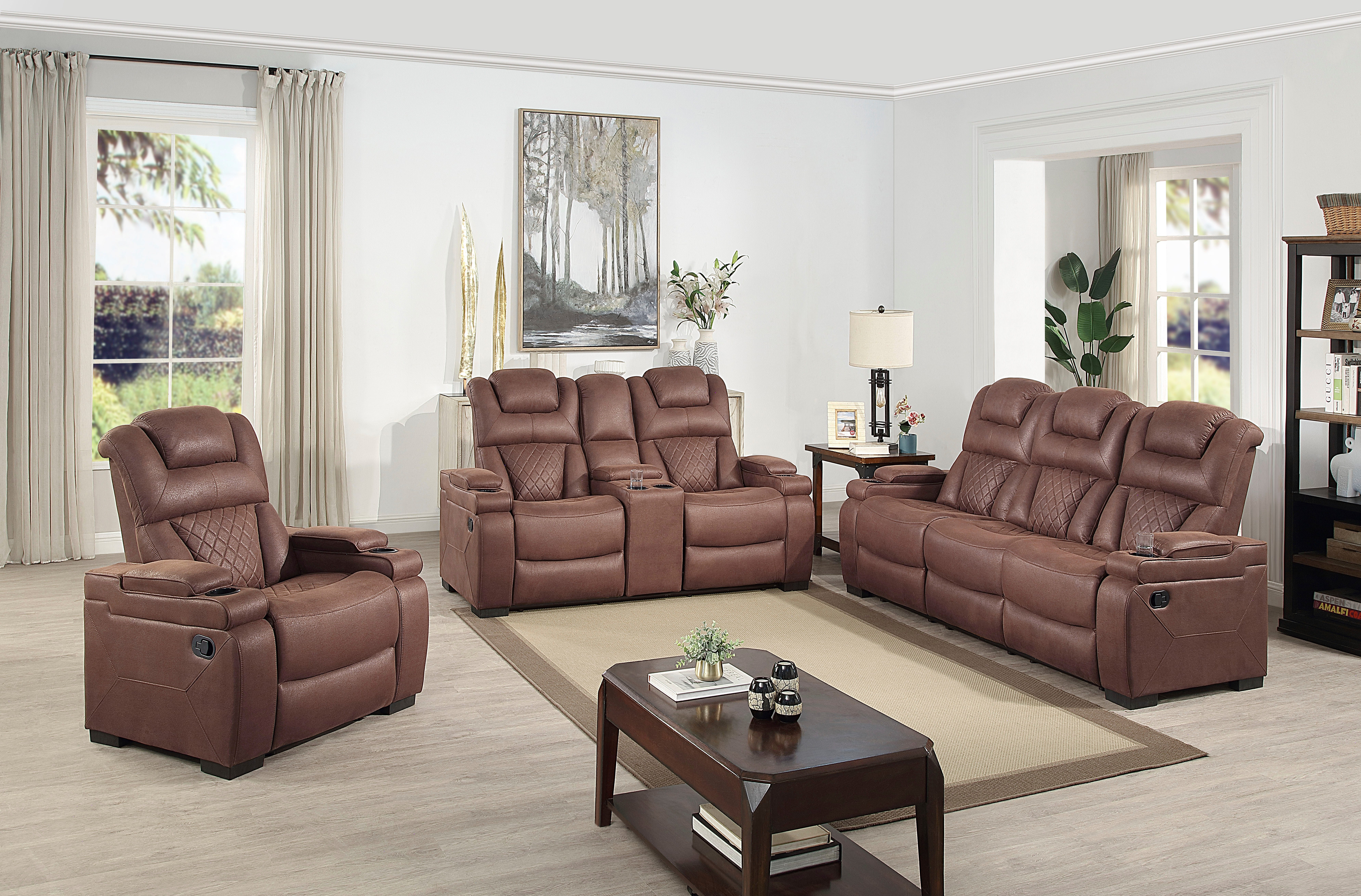 ATLANTIC home collection Relaxsessel Faris, Relaxfunktion, Getränkehalter und Staufach in Armlehnen