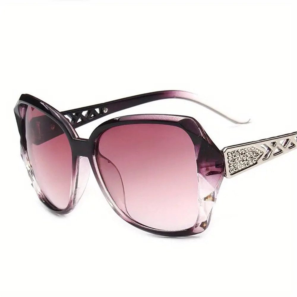 RefinedFlare Sonnenbrille Cat Eye Fashion Sonnenbrille Damen Casual Frame Gradient Brille Perfekt für sommerliche Strandpartys