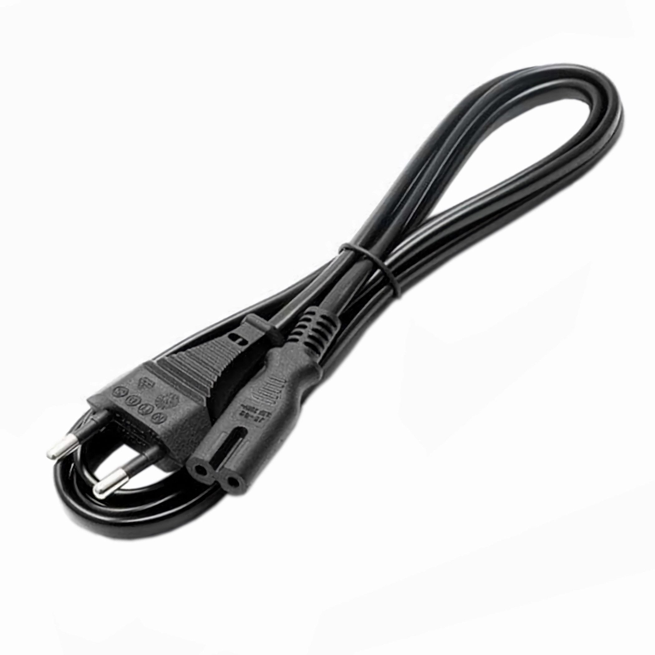 Bolwins H51 Stromkabel Euro Netzkabel Eurostecker auf C7 Buchse Kabel 150cm Stromkabel, Eurostecker Typ C (CEE 7/16, 2-polig), Kaltgerätebuchse C7 (150 cm), 2-adriges EU-Netzkabel für Kaltgeräte