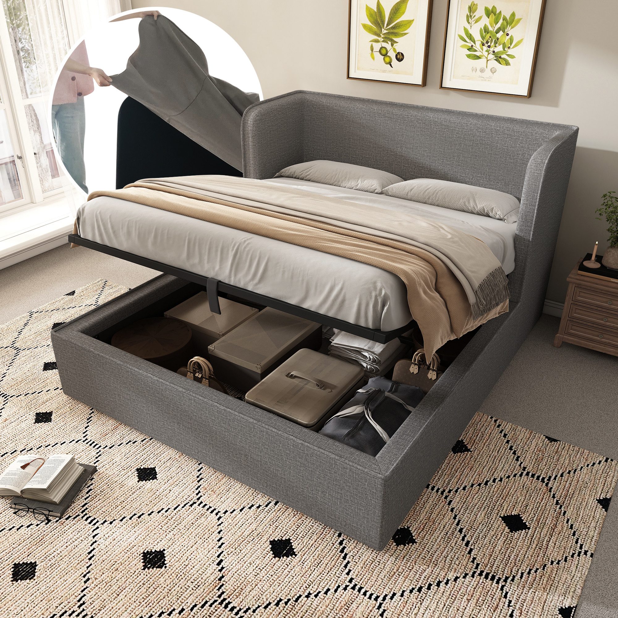 HAUSS SPOLE Polsterbett 160×200 Doppelbett mit günstig online kaufen