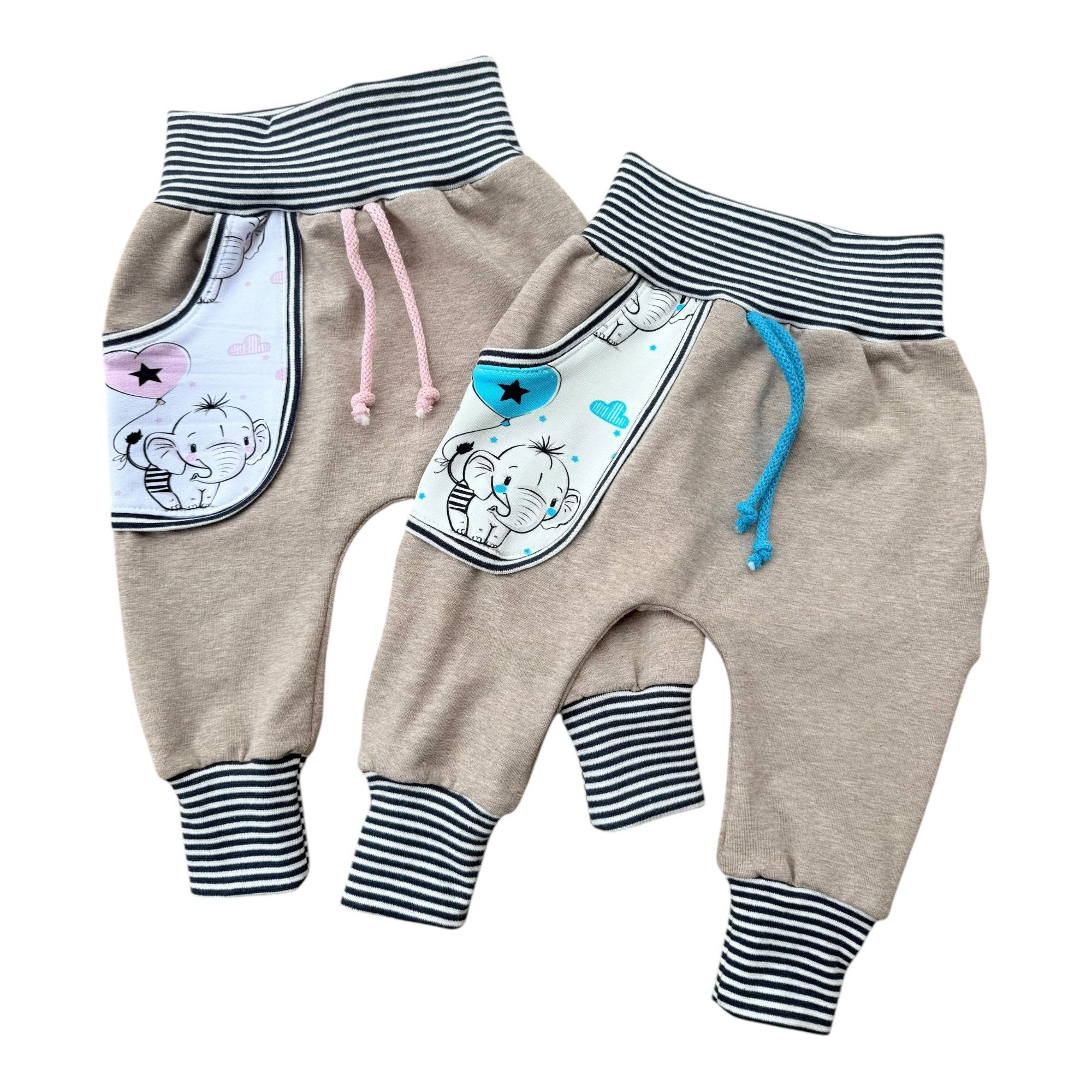 Land-Juwelen Pumphose Pumphose Elefant türkis beige – Bild 4 von 4