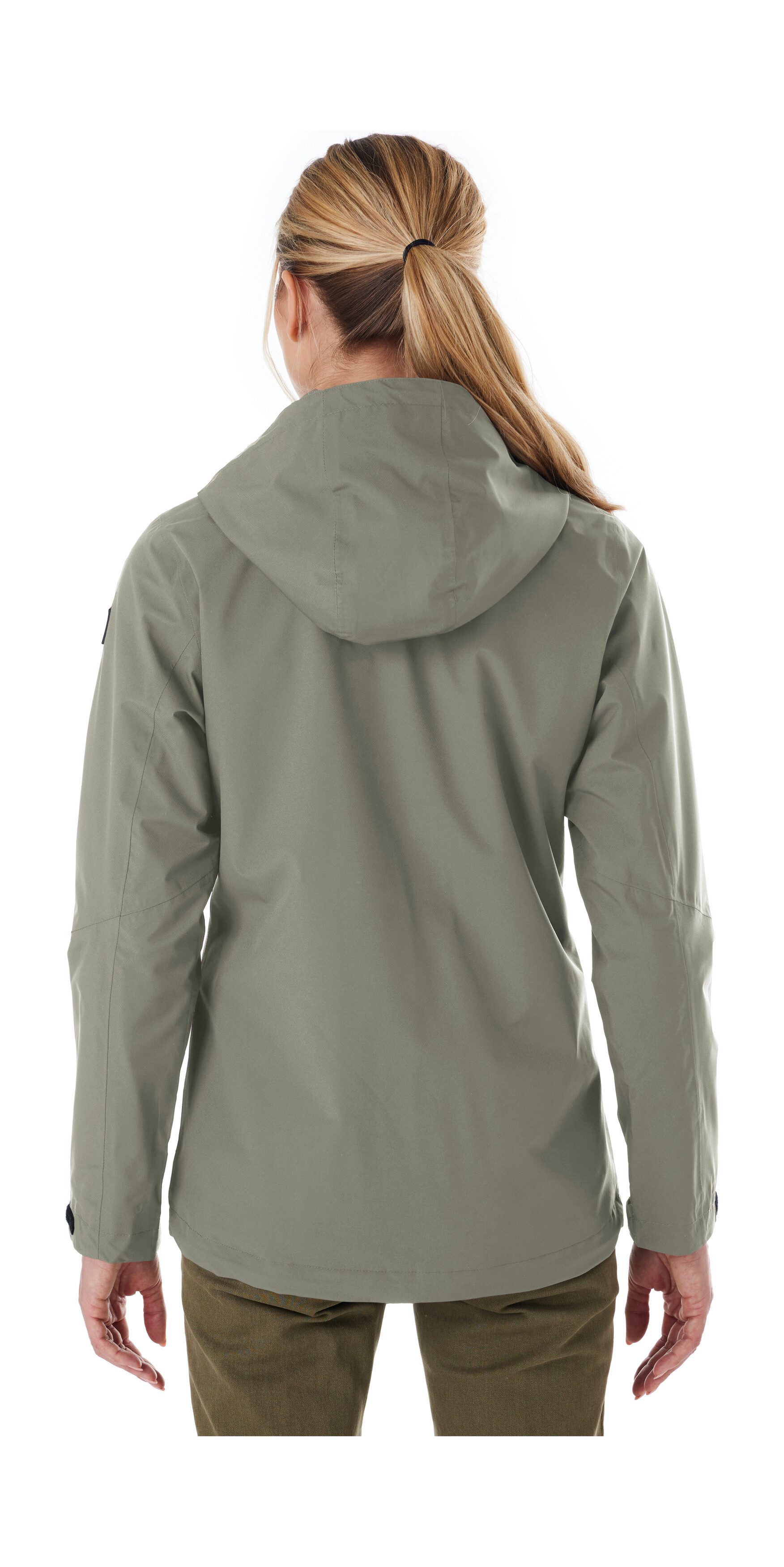 Killtec Outdoorjacke Damen Regenjacke OOKS 1 Leichte, wasser- und winddichte Jacke, atmungsaktiv, abnehmbare Kapuze