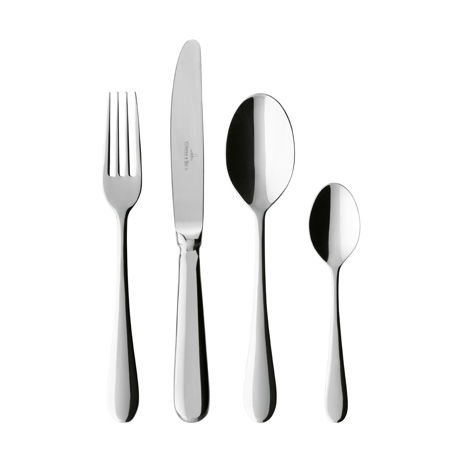 Villeroy & Boch Besteck-Set Oscar Tafelbesteck 144er Set (144-tlg), Edelstahl, Spülmaschinenfest