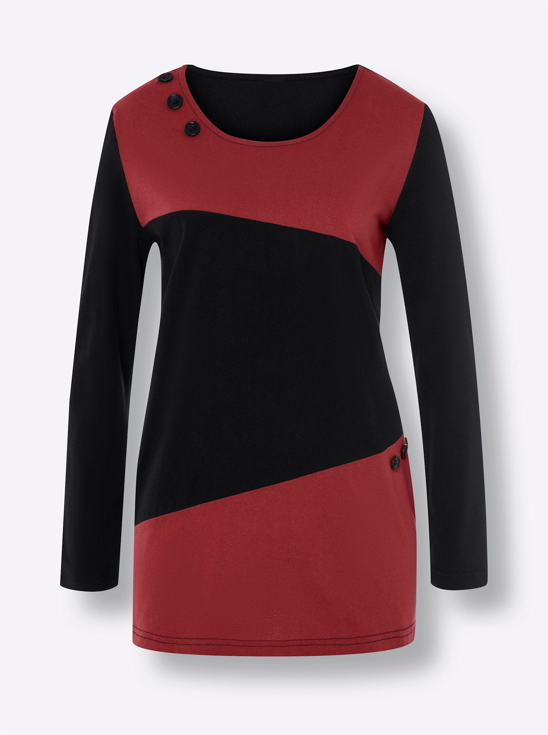 T-Shirt Longshirt Langarm