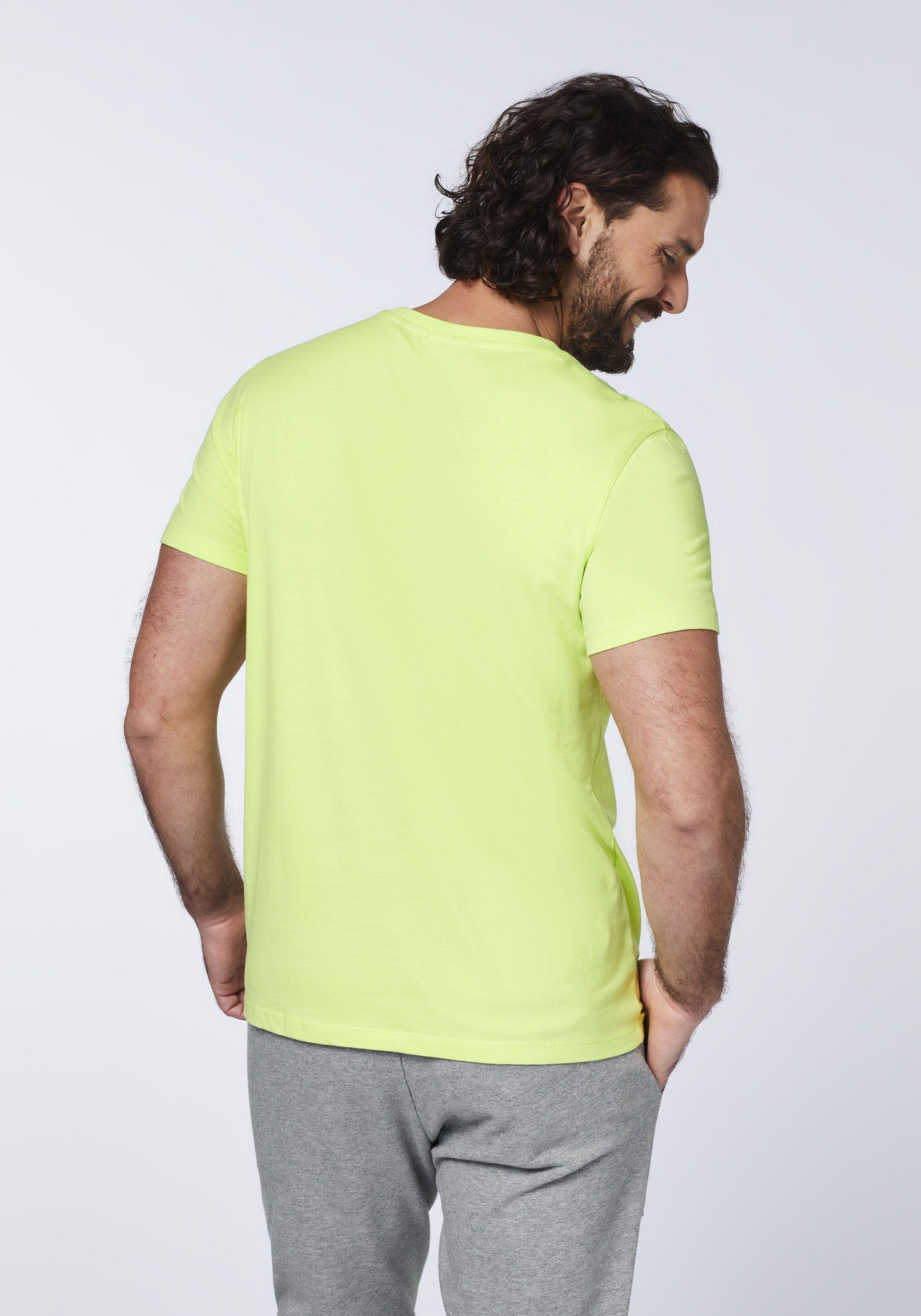 Green Surf-Fotoprint Print-Shirt mit Baumwolle 1 Sharp 13-0535 aus T-Shirt Chiemsee