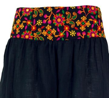 Guru-Shop Relaxhose Ethno Pluderhose, Boho Muckhose, Pumphose -.. Ethno Style, alternative Bekleidung