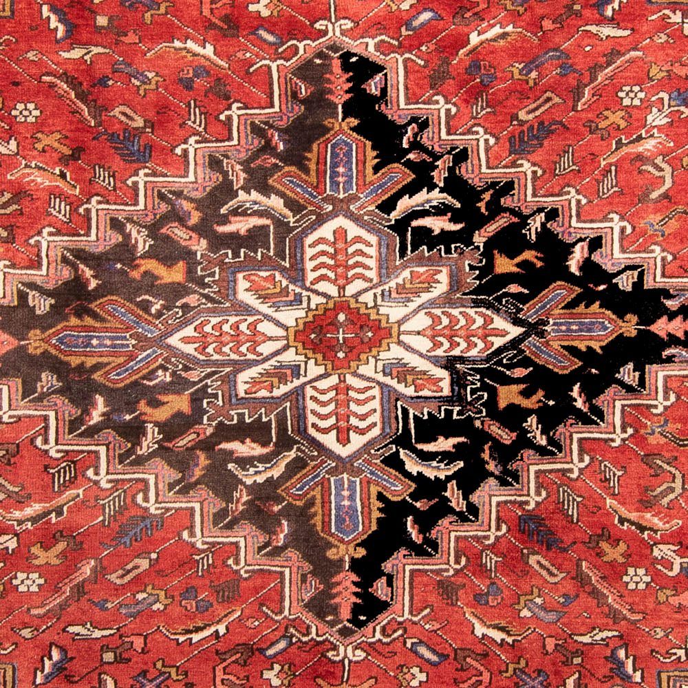 Orientteppich Perser - Nomadic cm mit Wohnzimmer, Einzelstück 10 dunkelrot, Handgeknüpft, Zertifikat x - rechteckig, morgenland, mm, - Höhe: 248 331