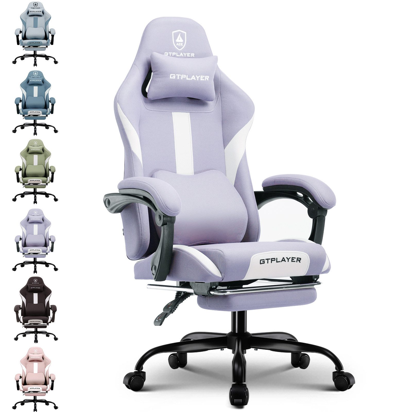 GTPLAYER Gaming-Stuhl Ergonomischer Gaming Sessel Schreibtischstuhl günstig online kaufen