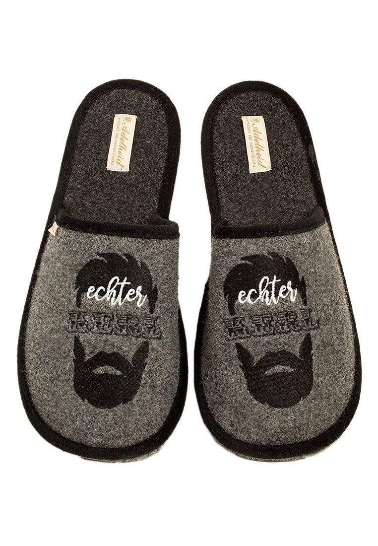 ADELHEID Echter Kerl Filzpantoffel Pantoffel