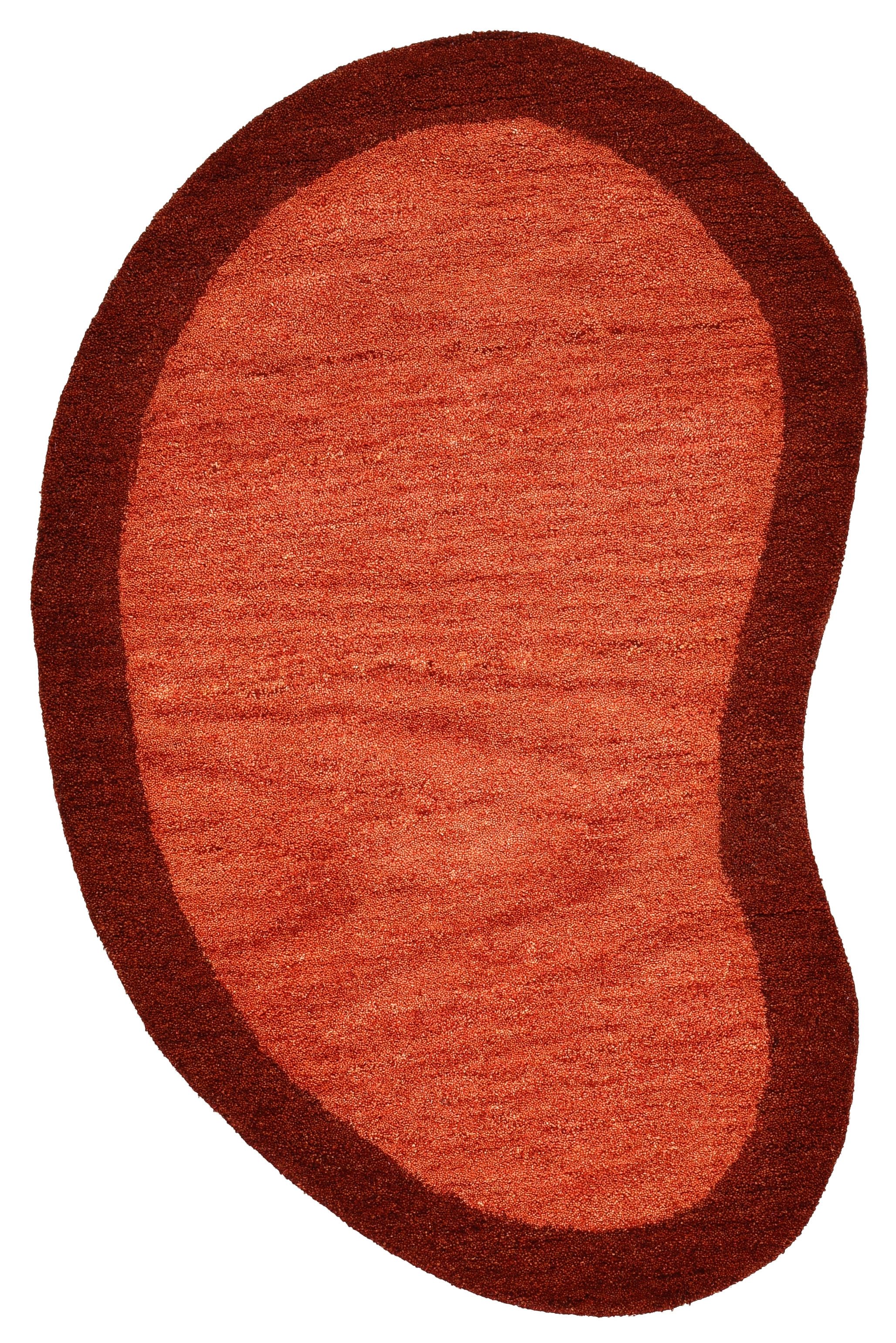 THEKO Wollteppich Gabbeh Super, Handweb, auch als Läufer erhältlich, reine Wolle, oval, Höhe: 9 mm, Schlafzimmer, Wohnzimmer, Esszimmer, auch als Bettumrandung