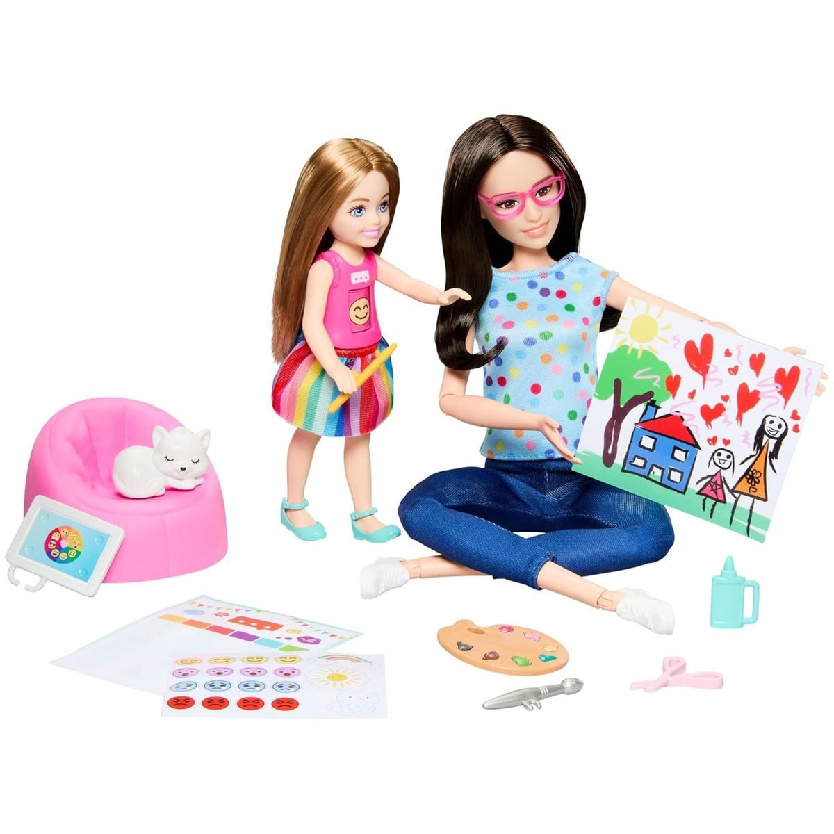 Mattel® Anziehpuppe Mattel HRG48 - Barbie - You can be anything - Kunsttherapeutin, Spiels