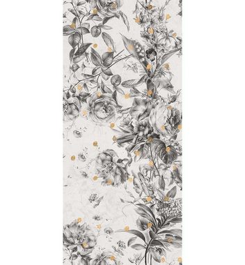 MyMaxxi Dekorationsfolie Türtapete Toile Blumen Türbild Türaufkleber Folie