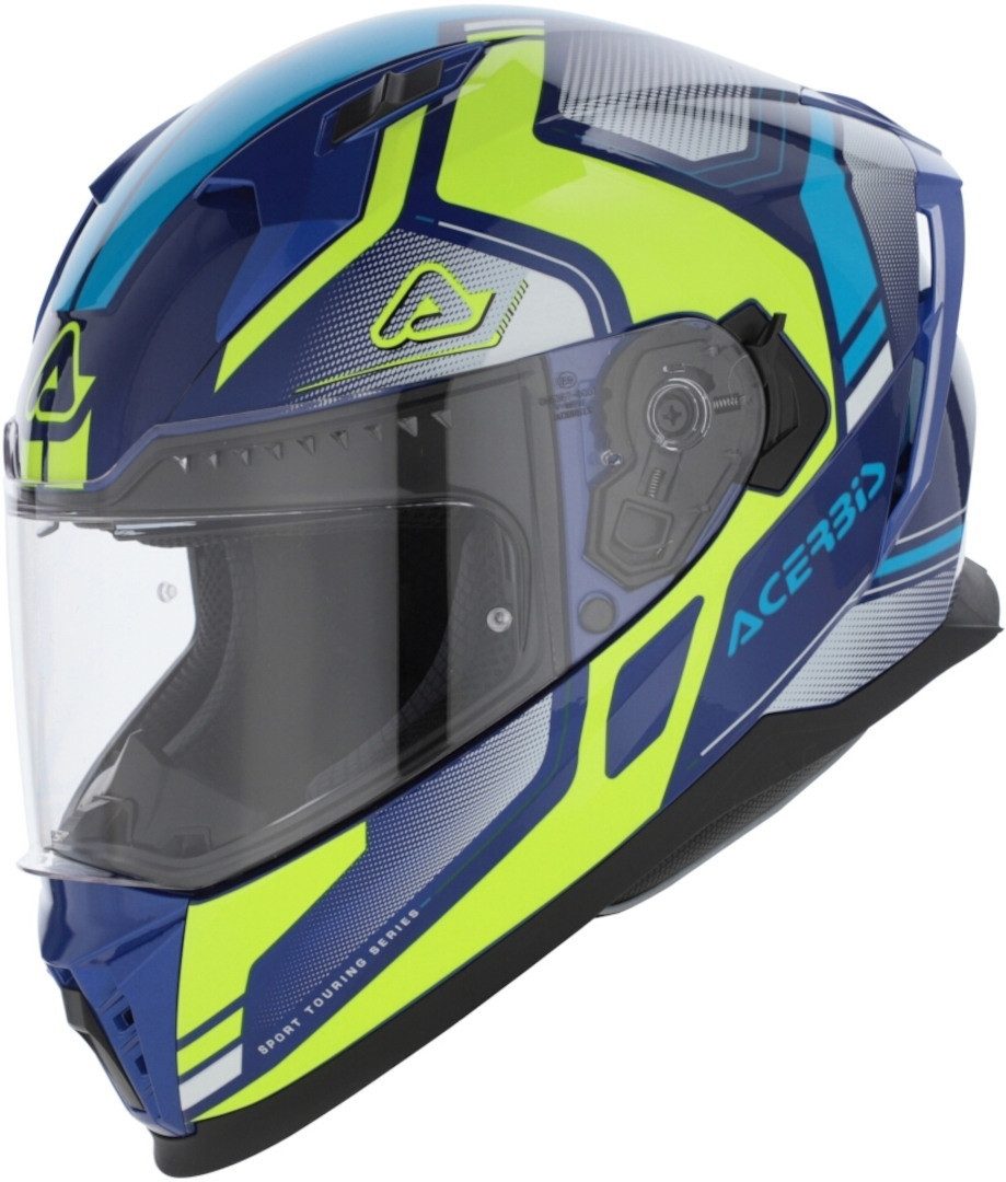 Acerbis Motorradhelm X-Way Graphic Helm, integriertes Sonnenvisier