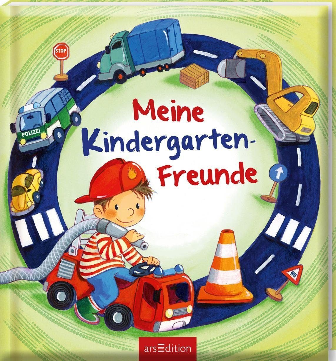 Ars Edition Notizbuch Meine Kindergarten-Freunde (Fahrzeuge)