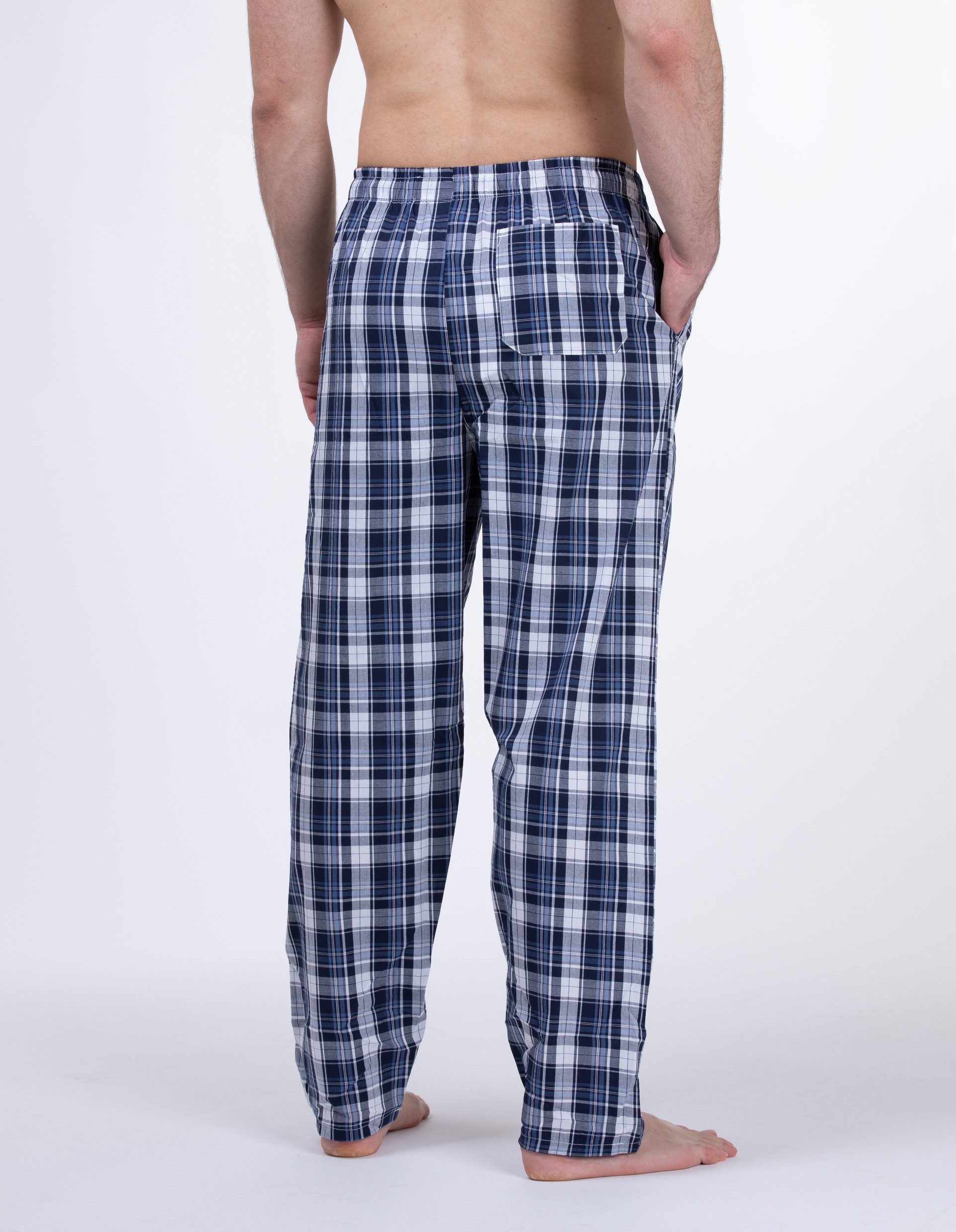 Moonline Schlafhose Herren Webhose Freizeithose Loungewear günstig online kaufen