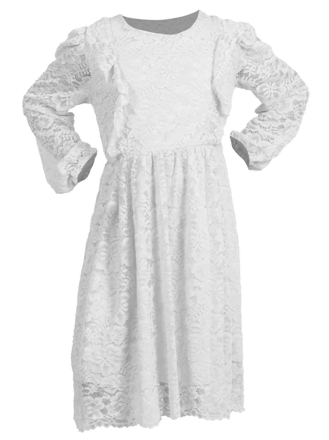 Sommerkleid Mädchen Kleid mit Spitze