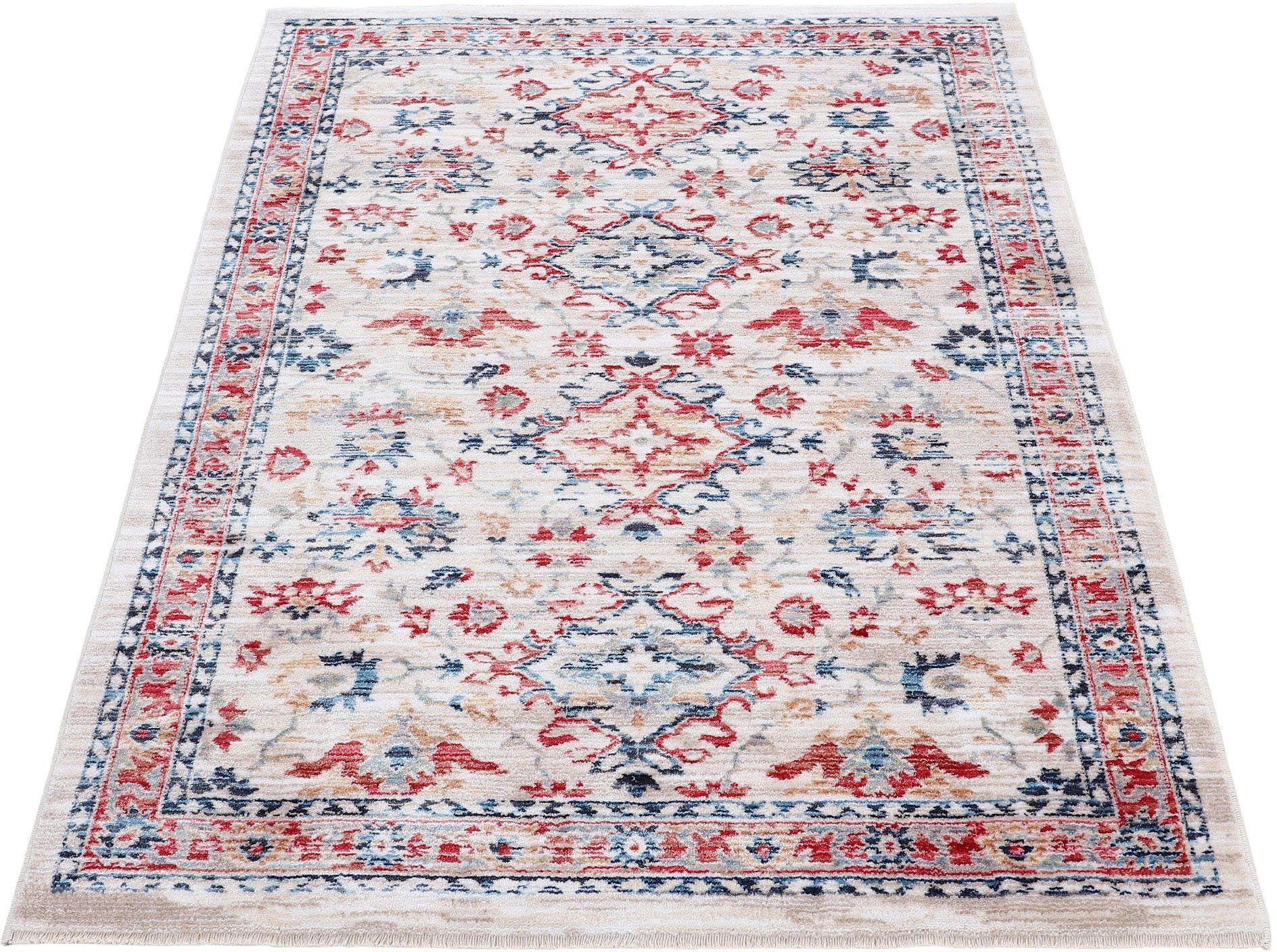 carpetfine Teppich »Phoenix«, rechteckig, 6 mm Höhe, Vintage Orient Look, m günstig online kaufen