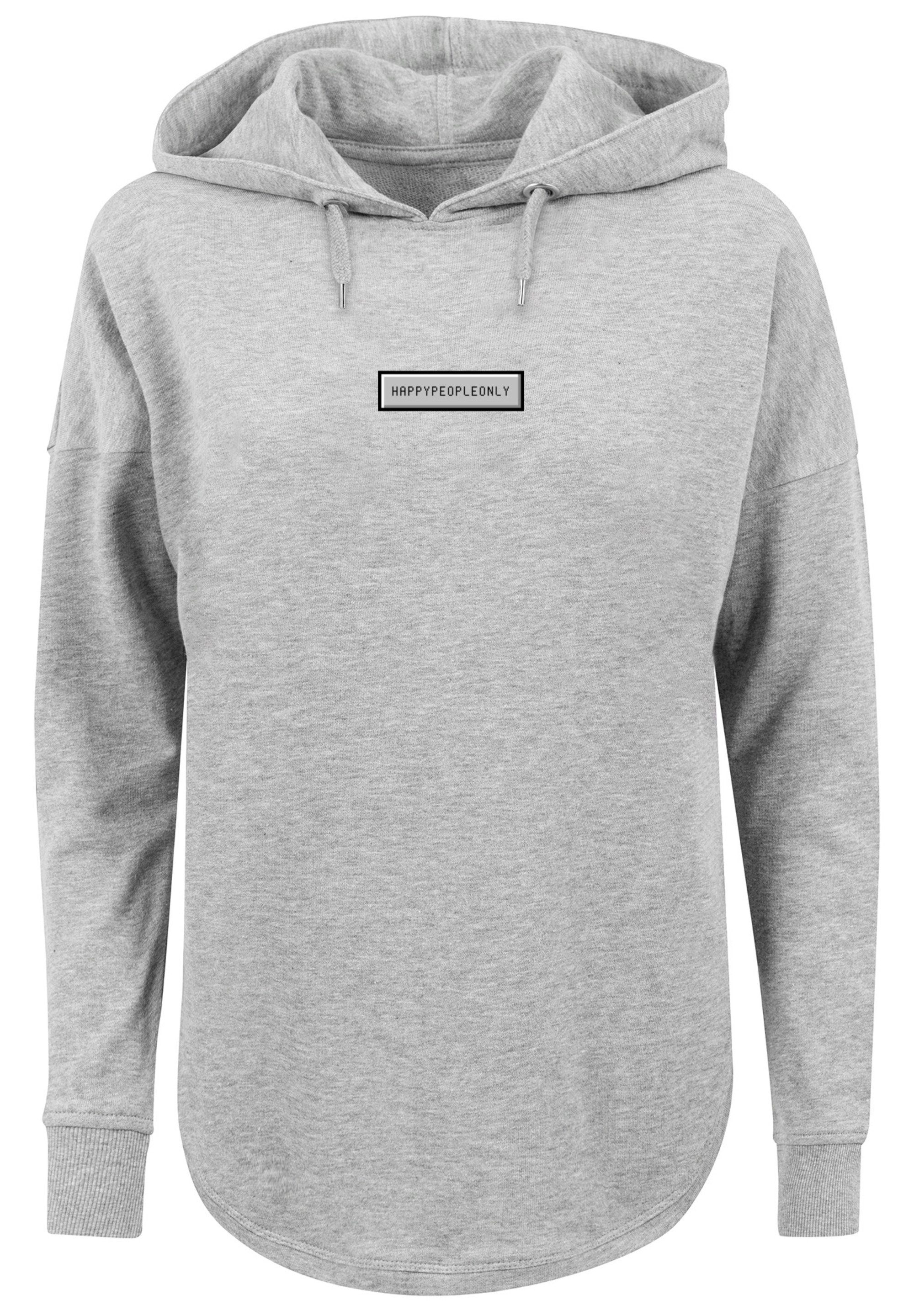 Only F4NT4STIC Party Kapuzenpullover Print People grey Happy SIlvester