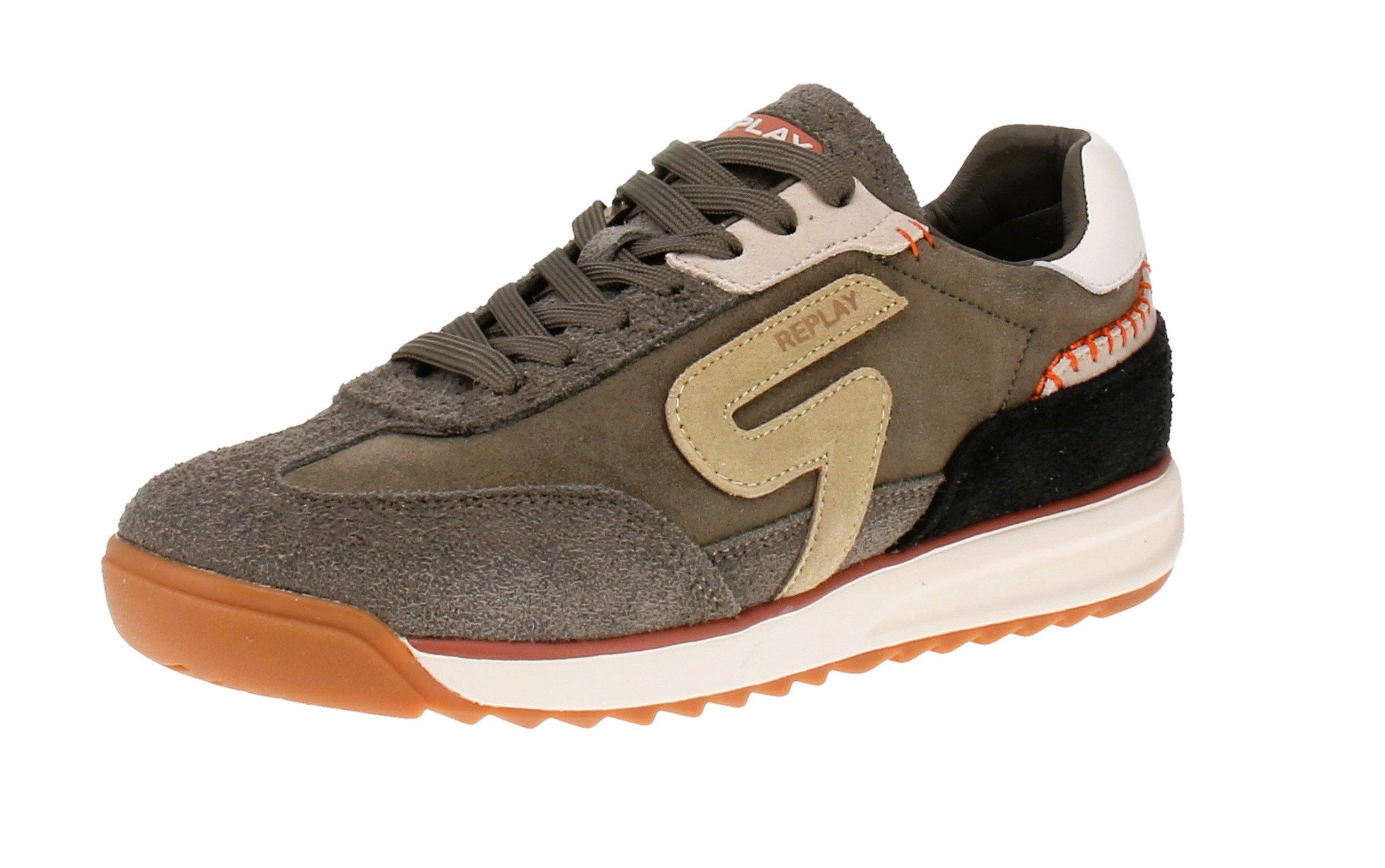 Replay Replay Yard College GMSIB C0002L - Herren Кроссовки - 581-Khaki Кроссовки