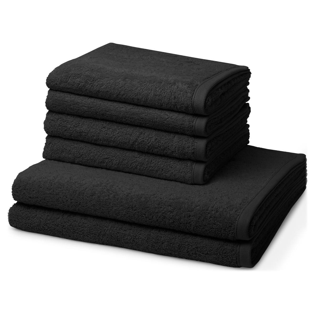 ROSS Handtuch Set Vita, Walkfrottee (Spar-Set, 6-St), 4 X Handtuch 2 X Duschtuch im Set - Baumwolle - Saugstark