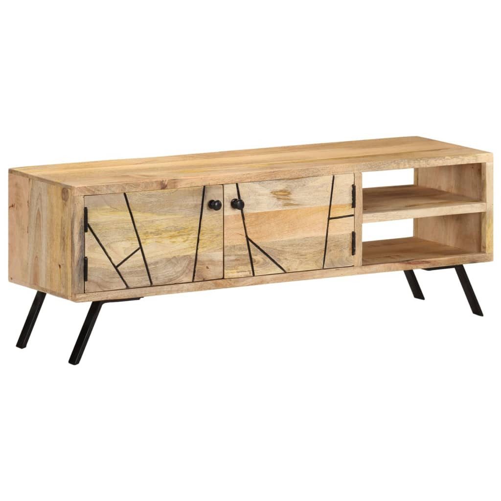 vidaXL TV-Schrank TV-Schrank 110x30x40 cm Massivholz