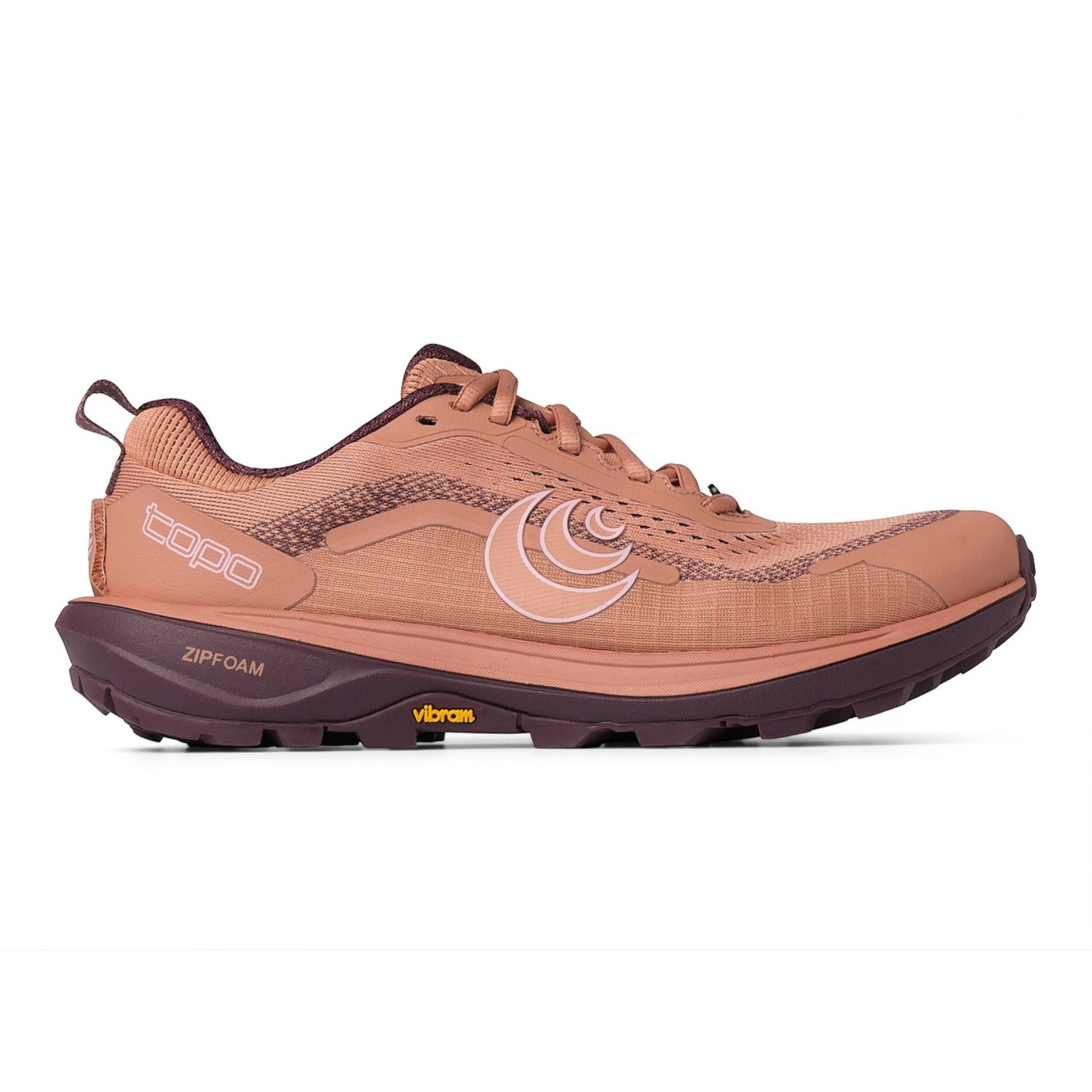 Topo Terraventure 5 (Trail, breitere Zehenbox) 2026 hellorange/purple Damen Laufschuh