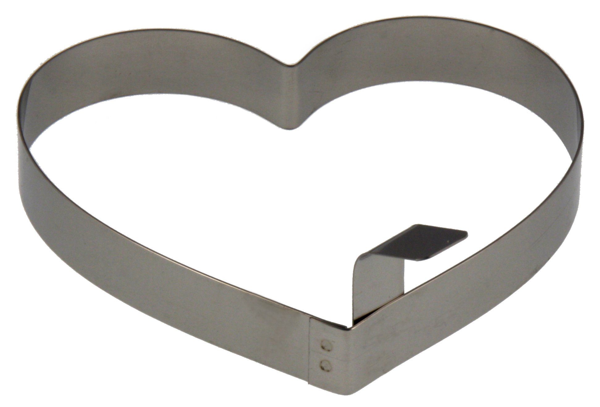 LARES Herzkuchenform 6200, Herz, Ausstech-/Backform - Durchmesser ca. 11,5cm - Made in Germany