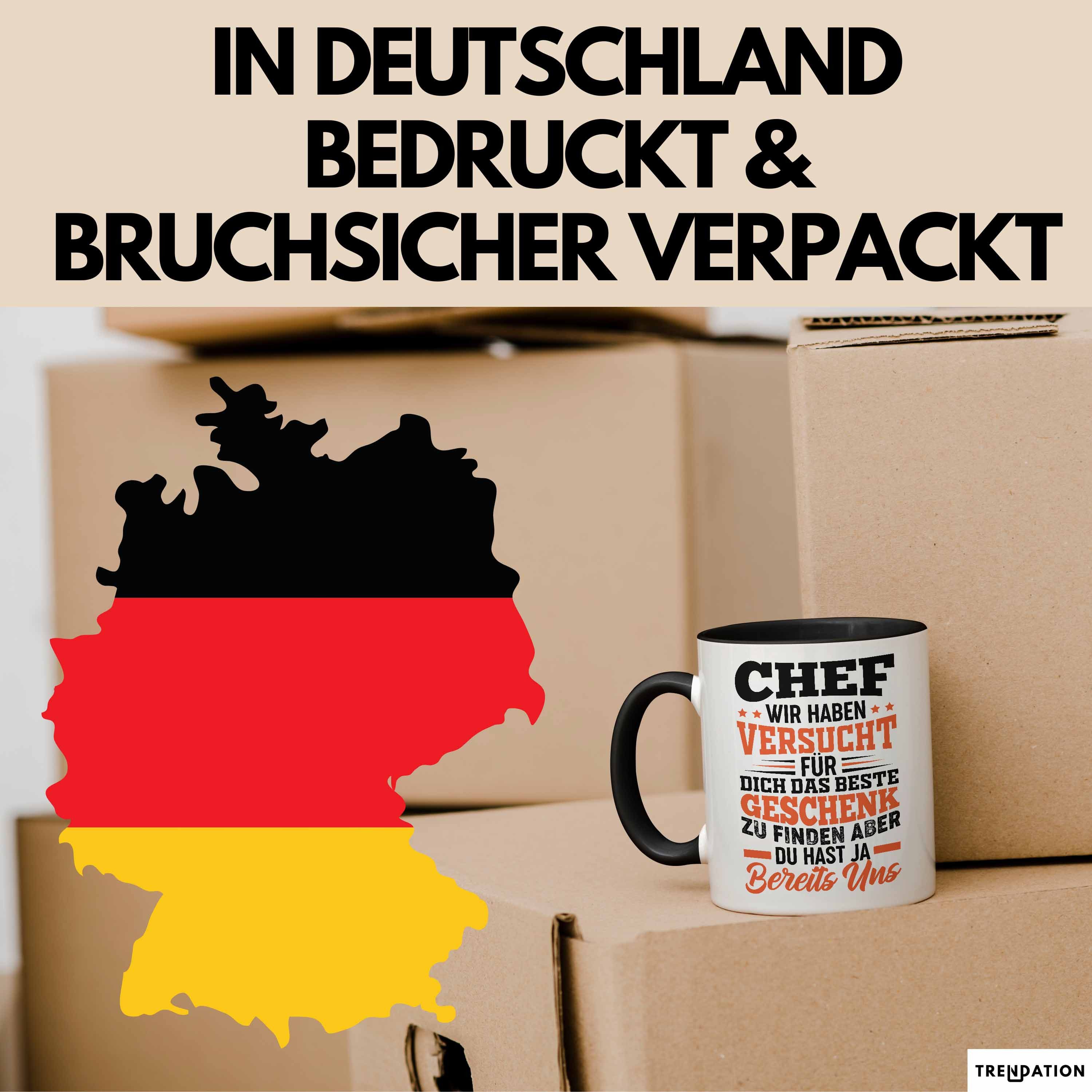 Trendation Tasse Chef Geschenk Tasse Wir Haben Versucht Das Beste Geschenk Für Dich Zu – Bild 5 von 5