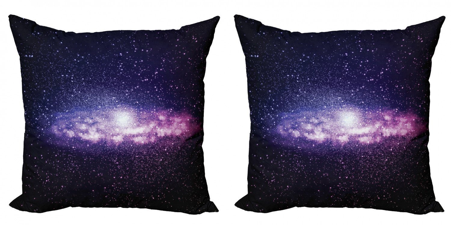 Kissenbezüge Modern Accent Doppelseitiger Digitaldruck, Abakuhaus (2 Stück), Galaxis Nebula Cloud-Milchstraße