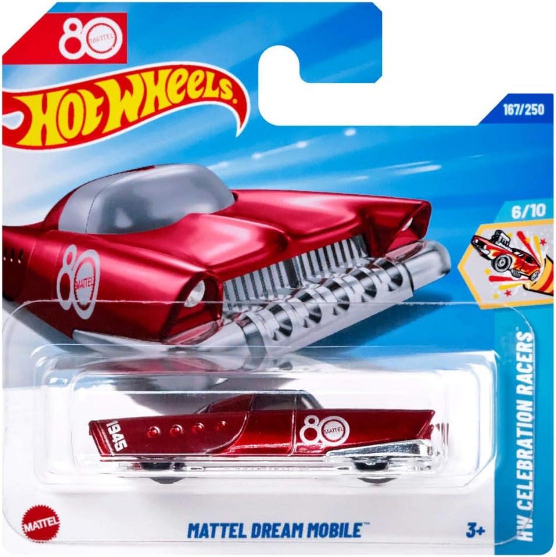 Mattel® Spiel Hot Wheels 80th Anniversary Dream Mobile - Limitierte Sammler-Edition von Mattel®