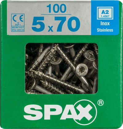SPAX Holzbauschraube Spax Universalschrauben 5.0 x 70 mm TX 20 - 100