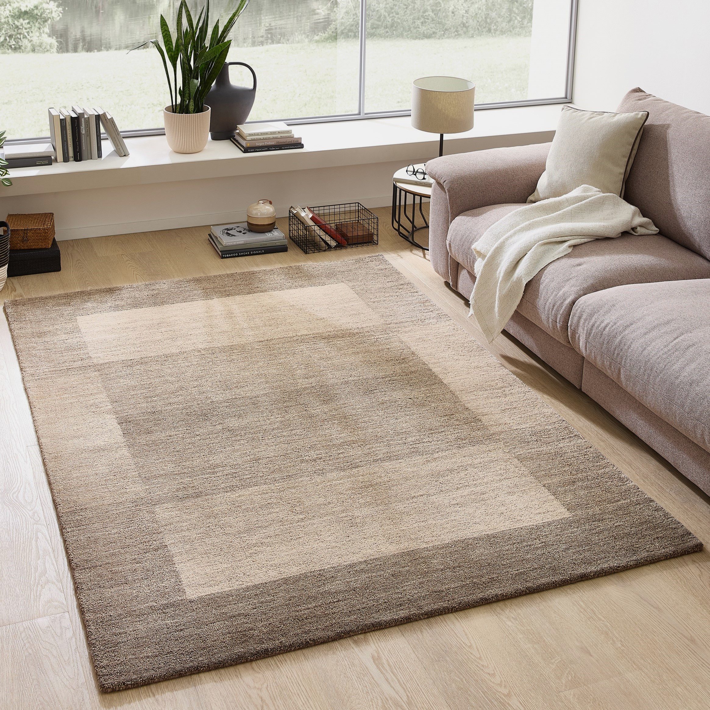THEKO Wollteppich Gabbeh Super, Handweb, auch als Läufer erhältlich reine Wolle, rechteckig, Höhe: 9 mm, Schlafzimmer, Wohnzimmer, Esszimmer, auch als Bettumrandung