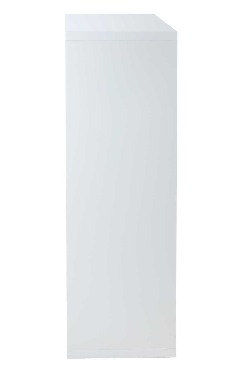 H Ablagefächer Weiß Regal DISEGNO, T 3 cm, 36 1-tlg., Hochglanz, x offene Composad B 82 112