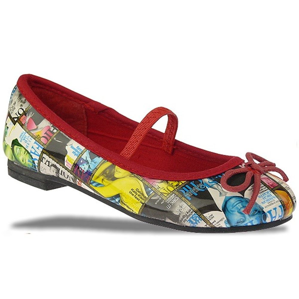 Indigo INDIGO Ballerina Newspaper-Look Ballerina