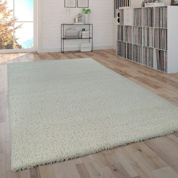 Hochflor-Teppich Nox 270, Paco Home, rechteckig, Höhe: 34 mm, weicher Hochflor-Shaggy, Uni Farben