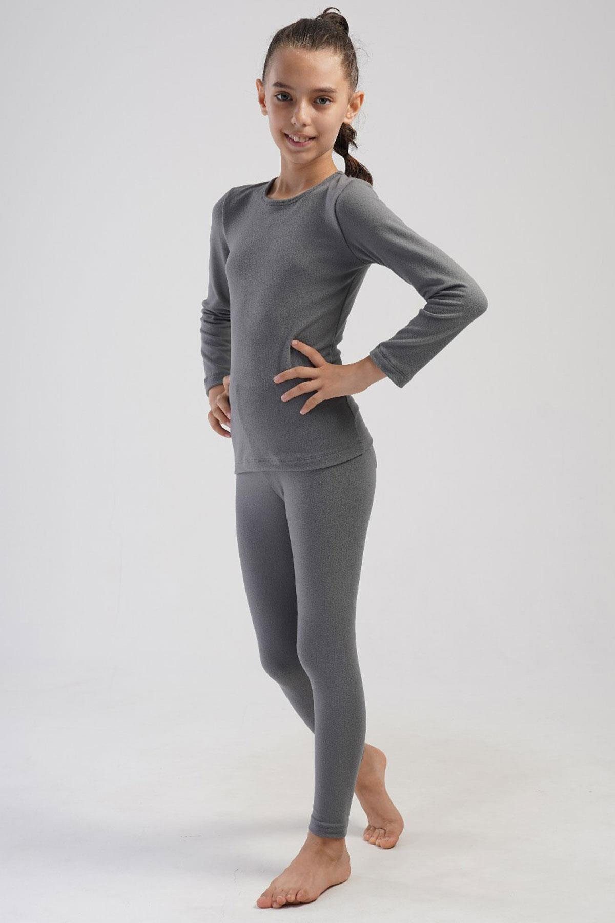 C&CITY Hosenanzug Mädchen Langarm-Thermal-Set
