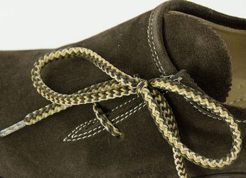 Maddox Herren Leder Haferlschuhe "Altdorf" - Velour Braun, Trachten Mode Schnürschuh