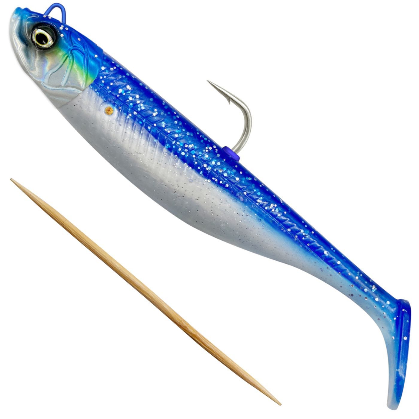 10cm / 20g / Blue Pearl Silver UV