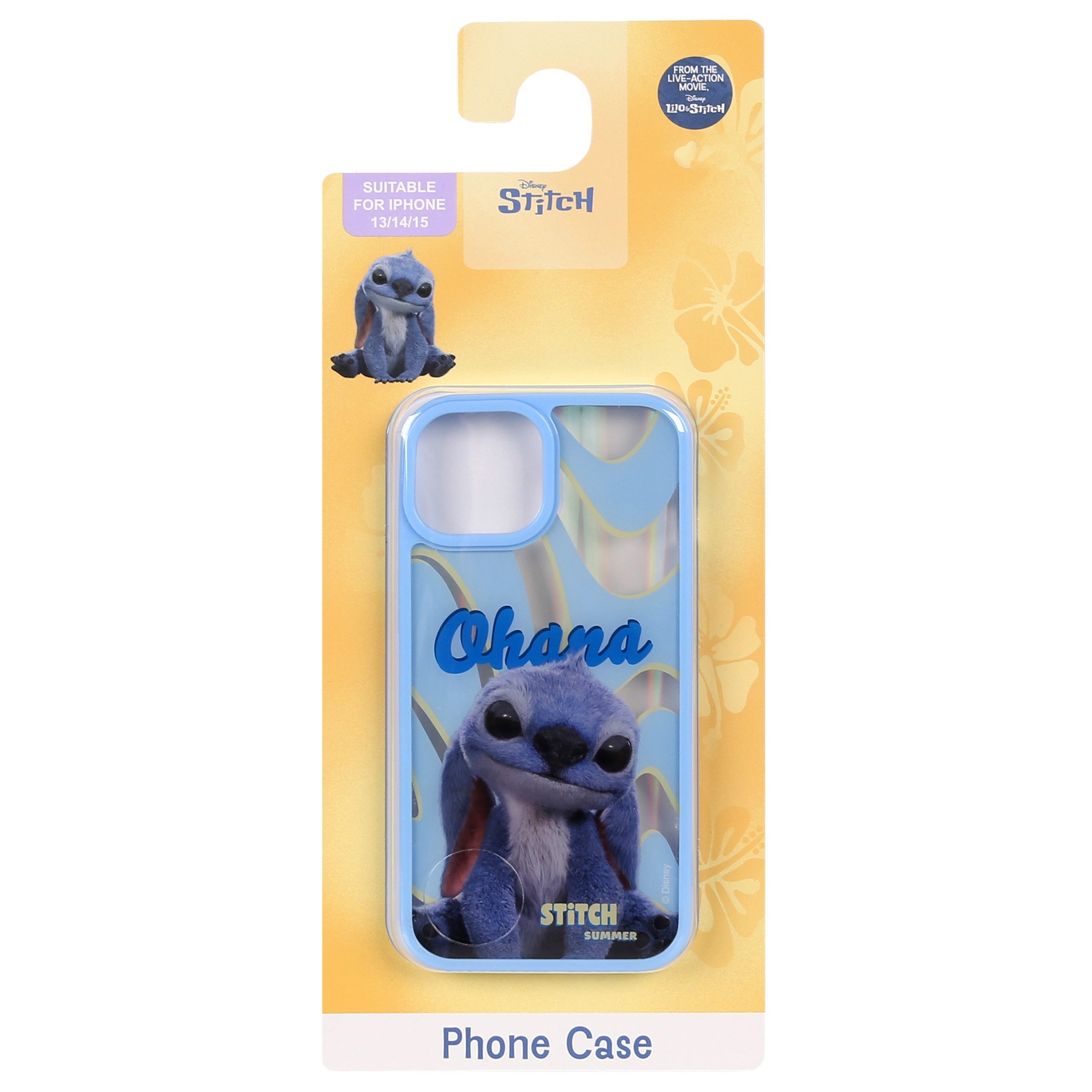 Disney Handyhülle Disney Stitch blaue Handyhülle für iPhone 13/14/15, Rückseite Case