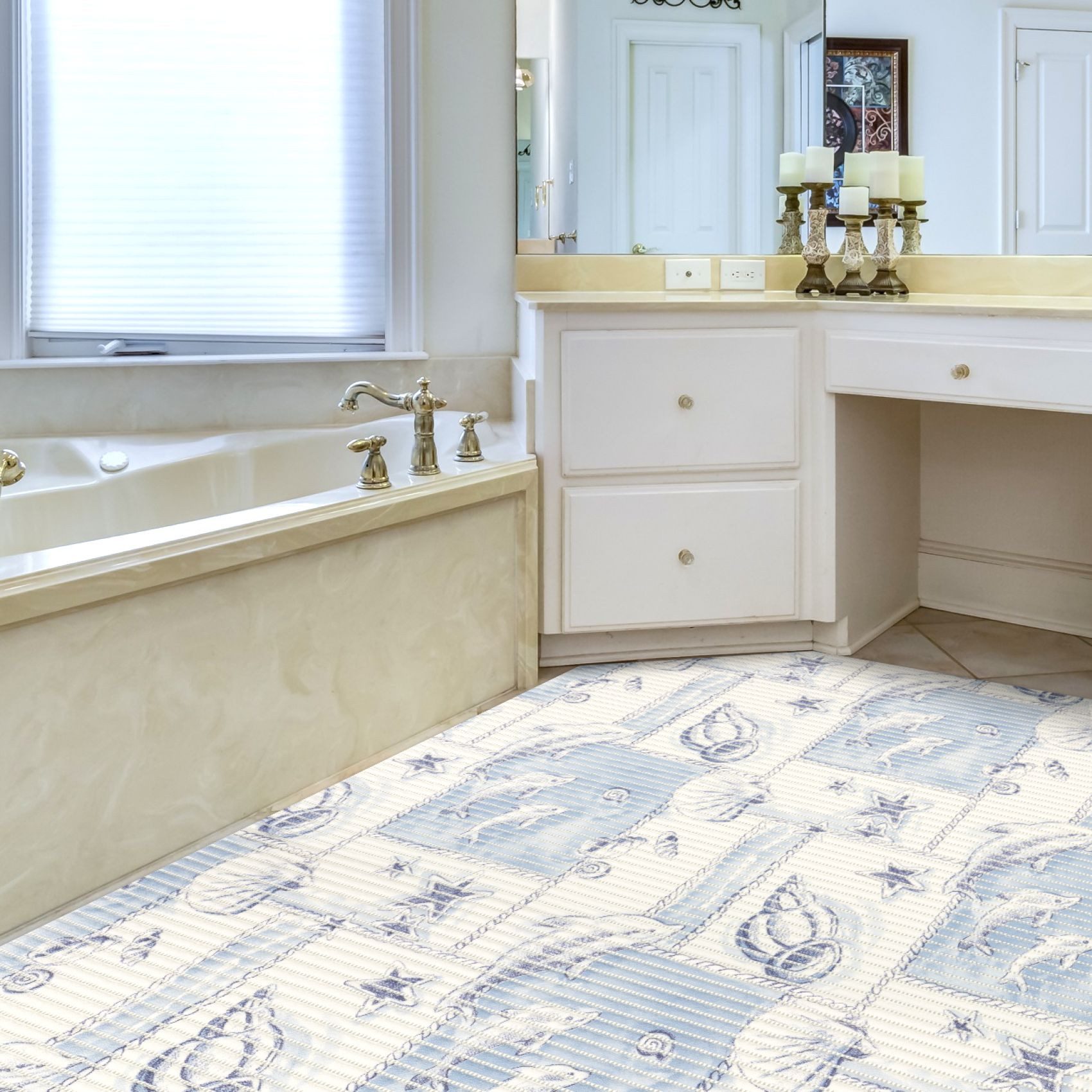 ANRO Schaum-Badematte Antirutschmatte Weichschaummatte Badezimmer Premium, günstig online kaufen